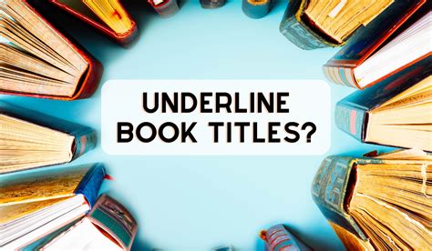 Are Books Underlined: A Tangential Discussion on Literary Conventions